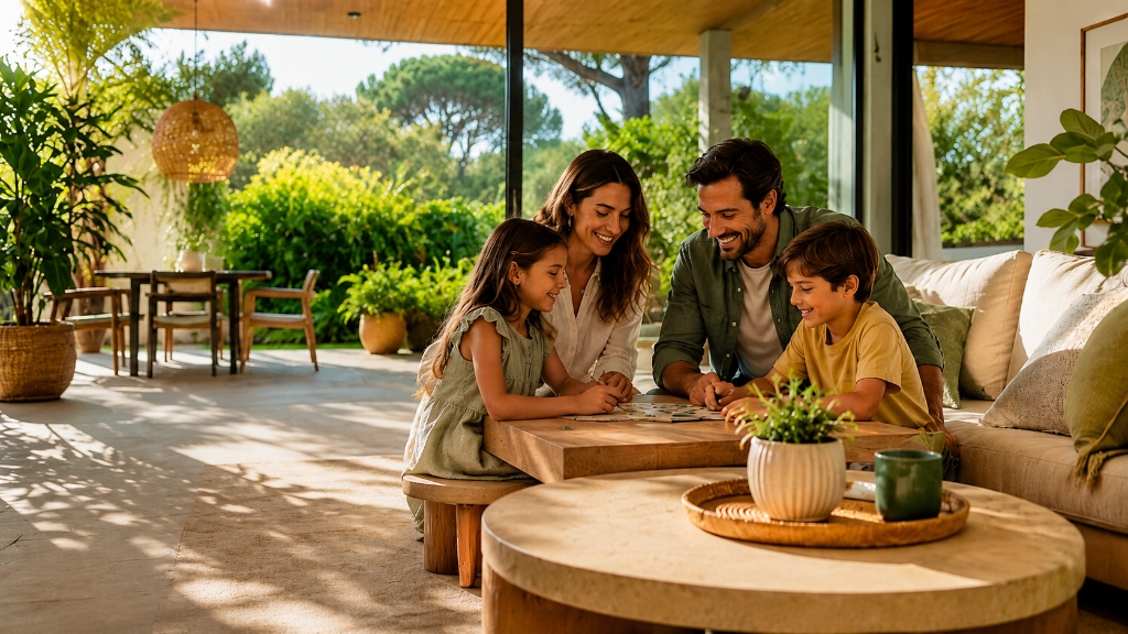 Familia en naturaleza protegida con seguros MONICA LLACH Y CIA LTDA.